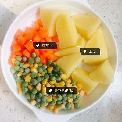 土豆泥蔬菜鸡蛋沙拉