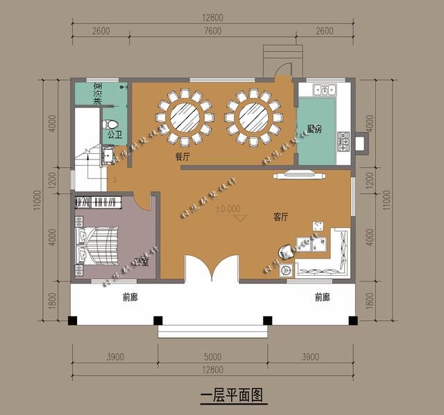 11x12米四层农村别墅，每层单独入户，农村建民宿可参考