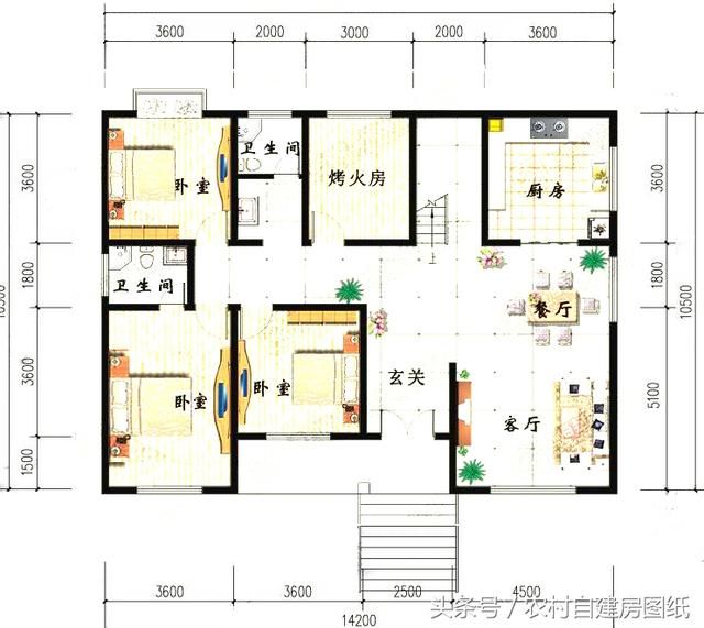 3款带地下室的一层农村别墅，哪款最适合建在南方农村