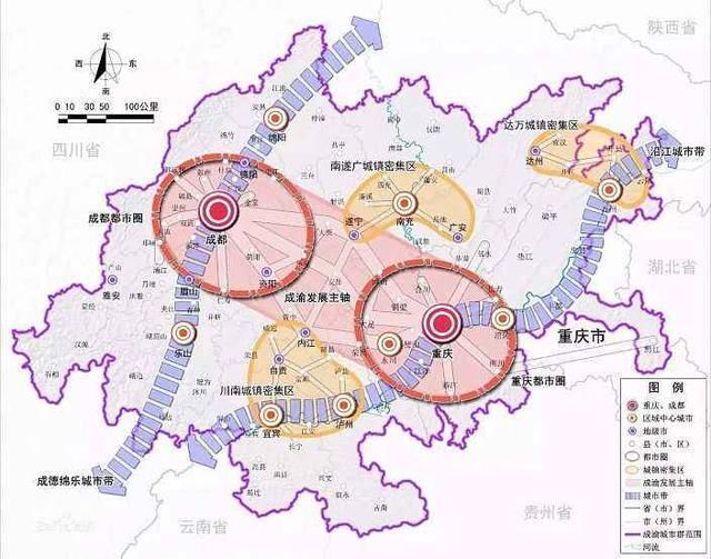 重庆、成都谁是西南老大？或许重庆和成都都市圈比较更公平