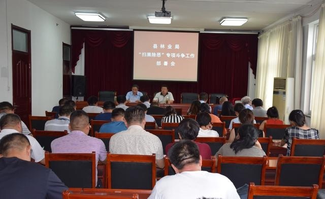 平阴县林业局拉开扫黑除恶专项斗争序幕