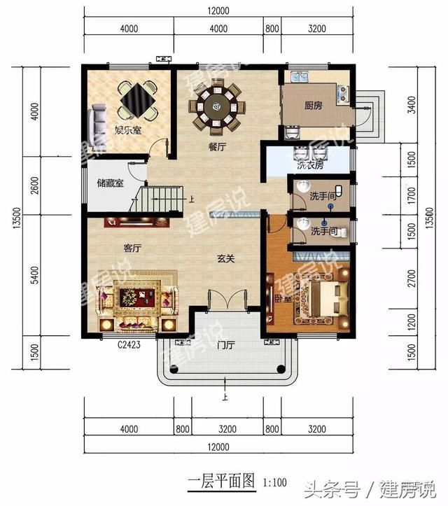 看过这10套农村别墅户型，自己也可以设计自建房了