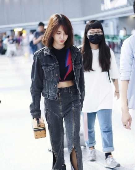 剪了短发的蔡依林撞脸宋茜,穿衣风格越来越像