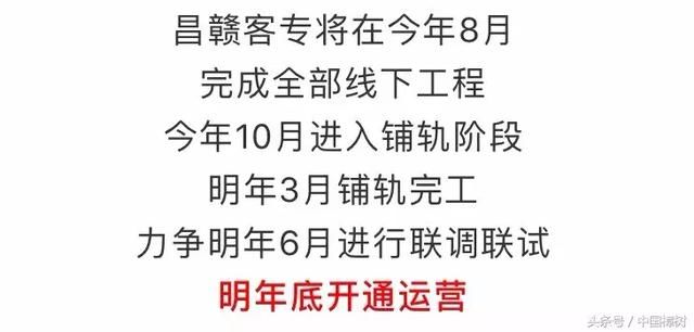 最新消息，樟树高铁要来了！明年6月调试，年底通车