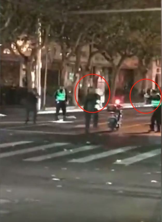 上海民警开枪现场视频