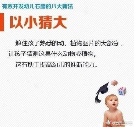 孩子右脑开发的八大新法，育儿教育必不可少