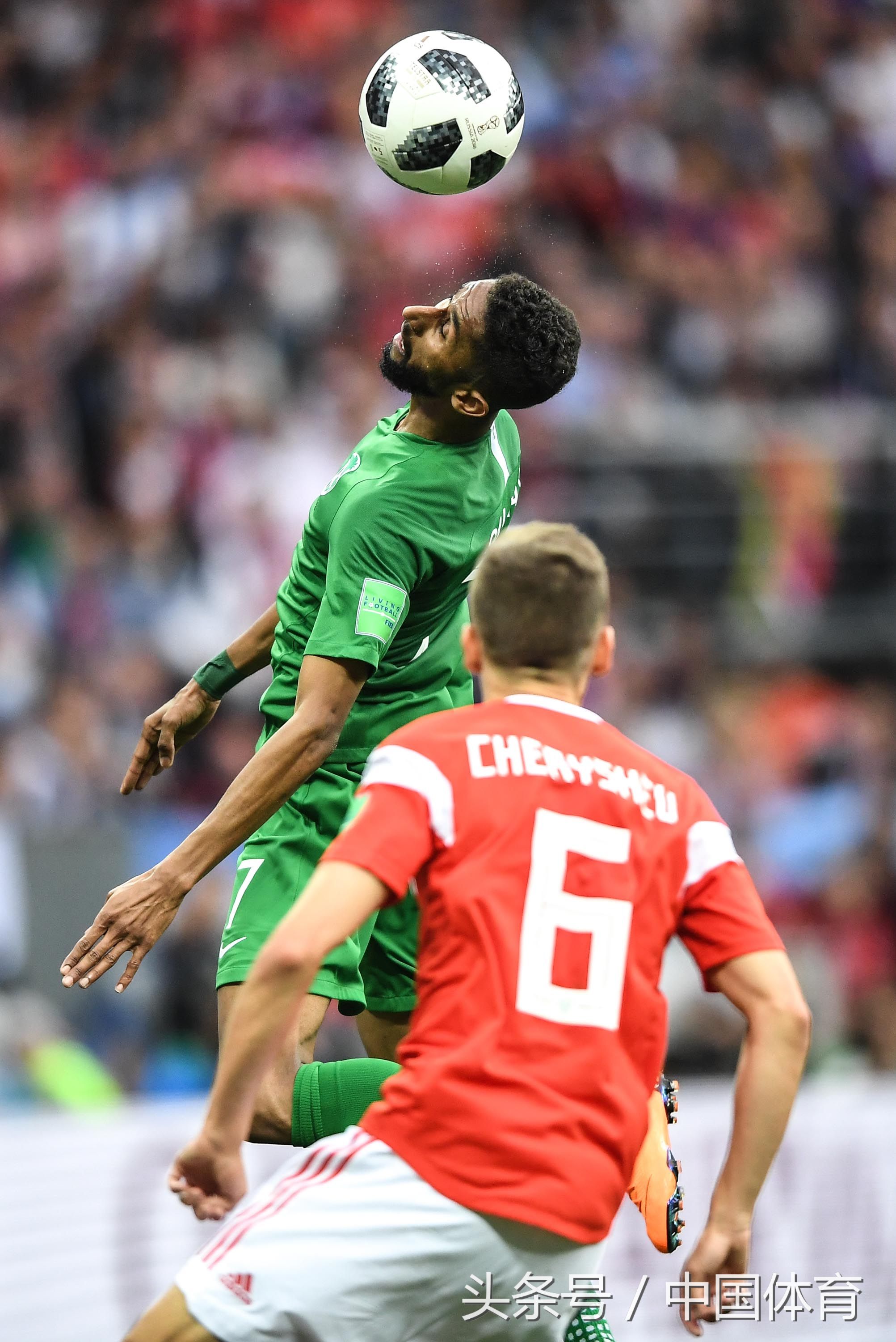 FIFA俄罗斯世界杯揭幕战 俄罗斯队以5比0狂胜沙特队