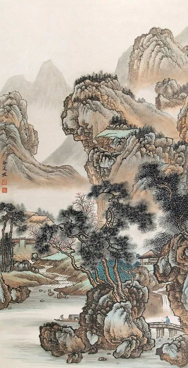 孙天牧:陈少梅后北宗山水第一人!