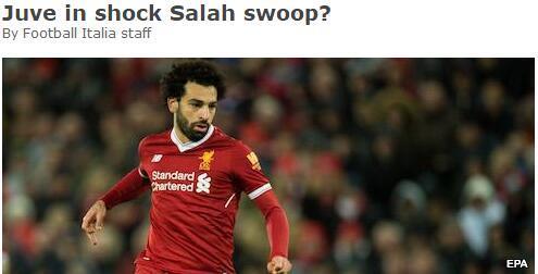 震惊!曝尤文欲超2亿欧豪购萨拉赫 C罗已经点头