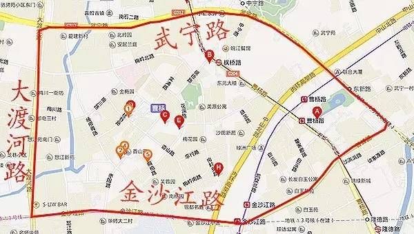 上海各区划分详细地图