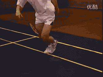 羽毛球慢动作步伐动图教学