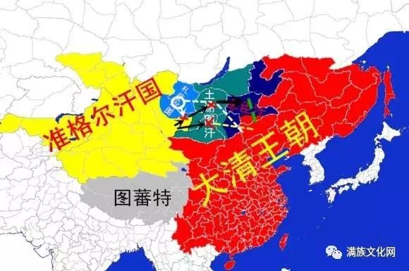 图解大清帝国与准格尔汗国之间的清准战争