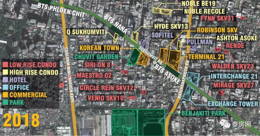 泰国房产十年——Sukhumvit 黄金大道发展史！