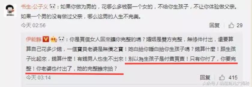 伊能静怒斥“女人是生育工具”？这些女明星躺枪了？