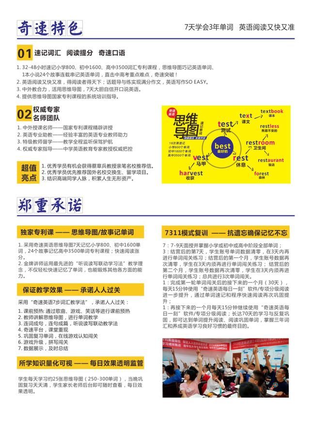 英语夏令营有效果大家常说的奇速英语单词速记