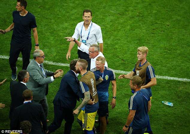 德国瑞典赛后冲突刷屏网络:德国教练赛后嘲讽