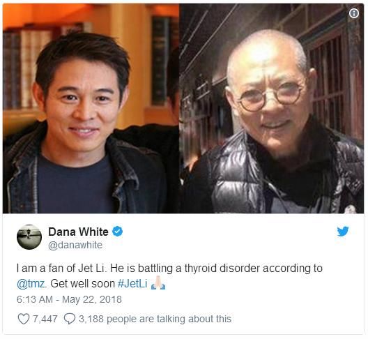 别再发李连杰那些看起来病的不行的照片了 人家已出来澄清