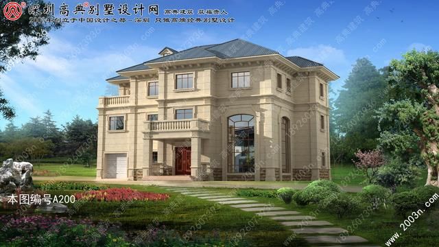 最新江西高端三层欧式带车库大型别墅更加经典实用