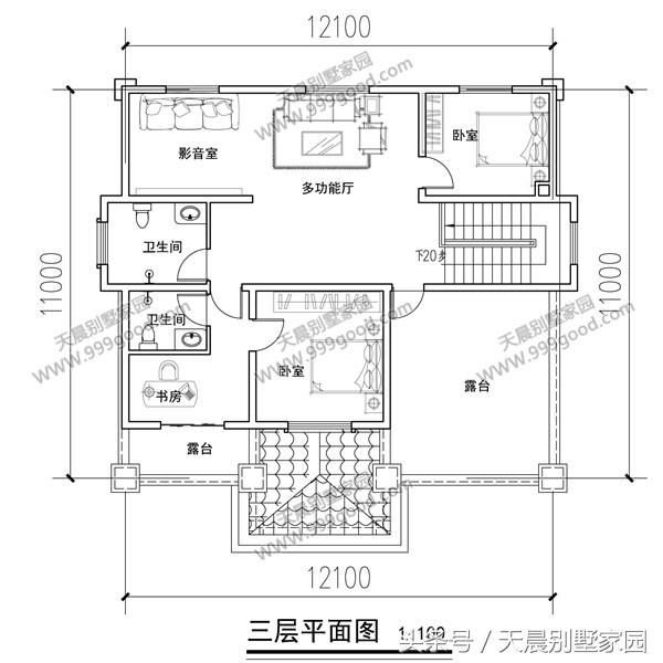 网评最高的爆款别墅！造型和布局果然名不虚传，30万建12X11米！