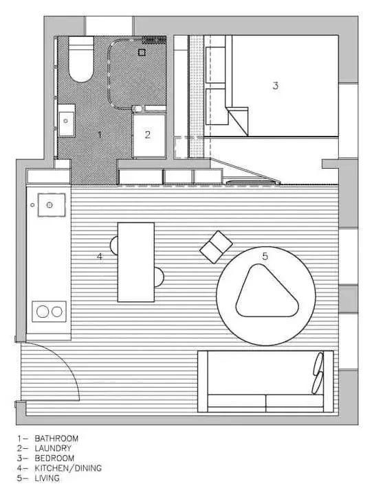 五十平米内住宅平面合集，小尺度空间让生活更高效