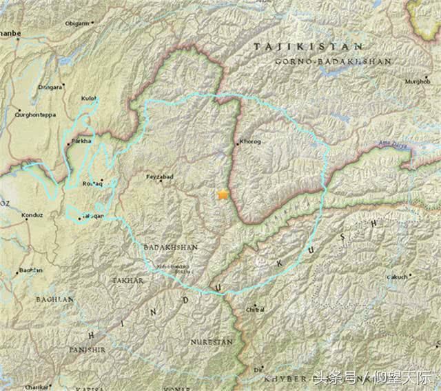 警告！6.2级地震袭击了阿富汗和塔吉克斯坦的边界，使房屋晃动
