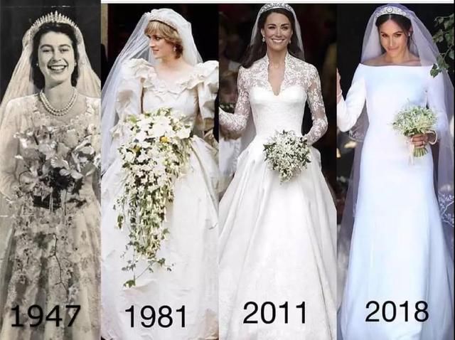 英国女王祖孙三代婚礼对比，女王婚礼最隆重，而她的婚礼最寒碜