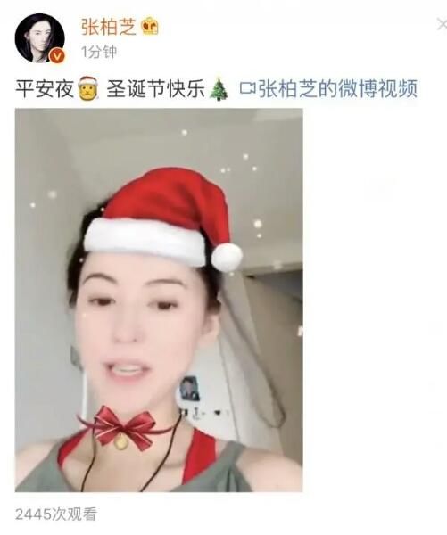 张柏芝不理与谢霆锋复婚传闻,晒出美美圣诞照