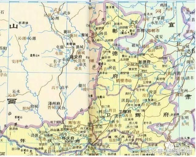 其实,不仅河南省在黄河以北有管辖区,历史上河北省(直隶省)在黄河以图片