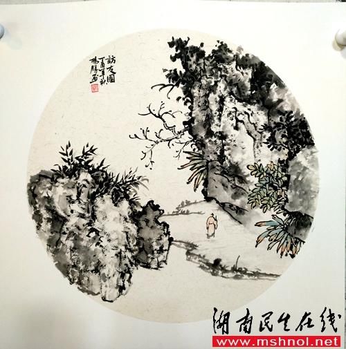 侗族青年画家杨绍啟(杨胜)：一笔一画 游于山水间