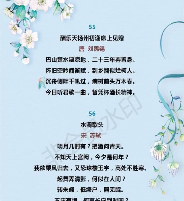 学校语文必背古诗文59篇汇总,知识点全面实用初中v学校初中400字图片