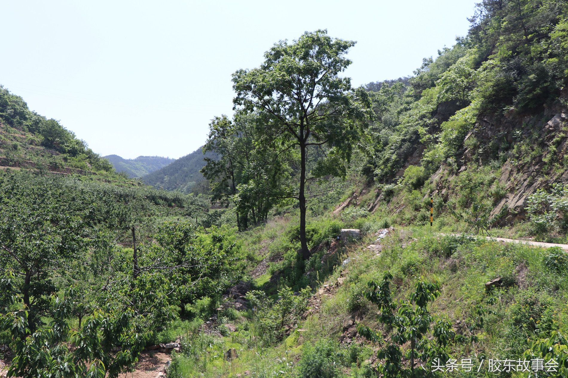 组图:烟台栖霞十八盘附近一个山村的影像，名叫黑陡硼