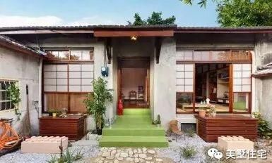 农村自建日式小庭院,偷得浮生半日闲,舒适又格调的房子