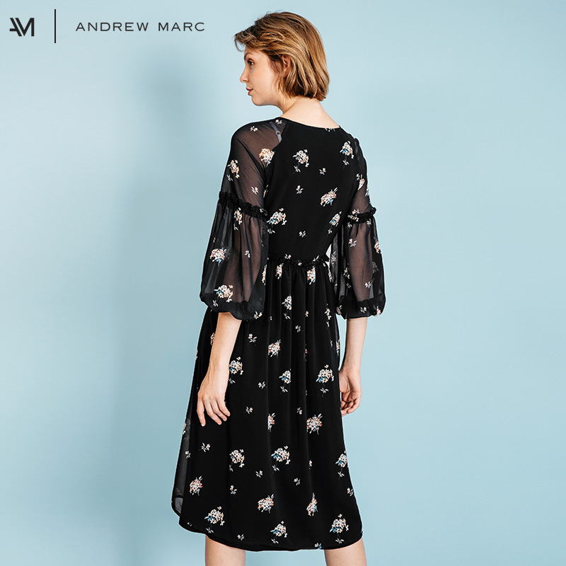 时尚碎花泡泡袖裙 t0140000620c1eb9710.jpg