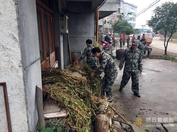 双溪口乡基干民兵成为环境整治主力军