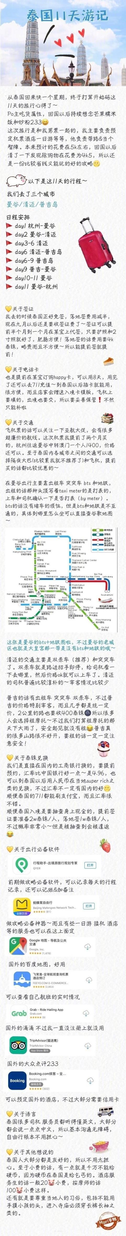 曼谷、清迈、普吉11天自由行!