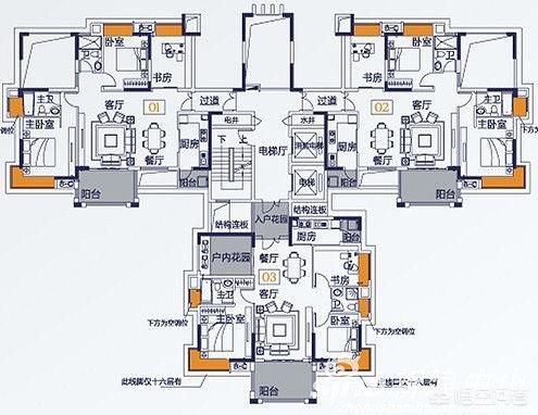 买房同一楼层三户，该怎么选？