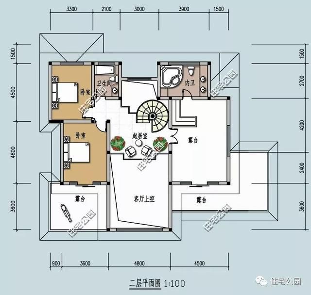 3套小户型农村别墅，4种布局，哪个最适合农村？