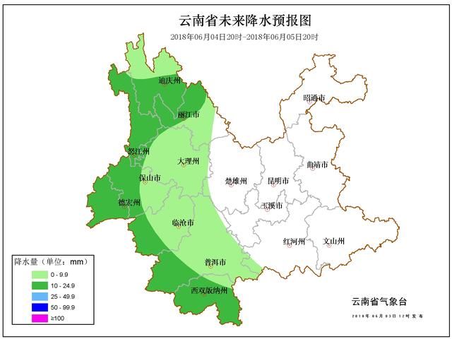 今明两天我省大部有降雨 后天中东部地区降雨将趋于结束