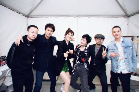 郭采洁田馥甄等现身上海草莓音乐节,田馥甄感