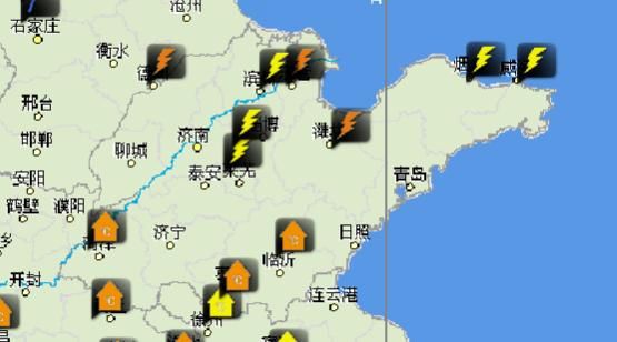 注意！今天山东局地有大雨或暴雨、冰雹、雷电、高温