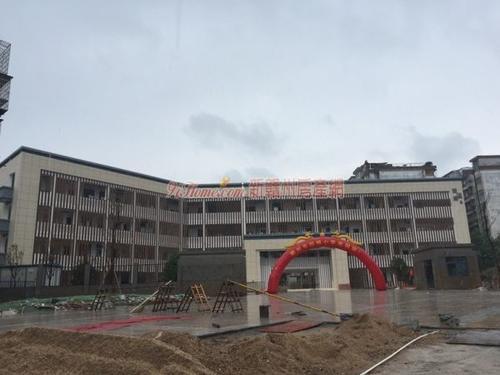 赣州阳明小学最新建设情况 中学部将于9月投入