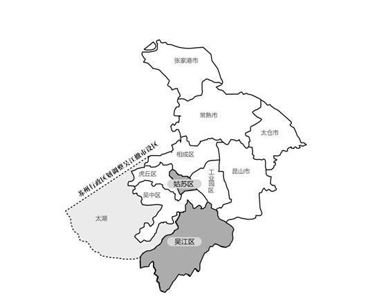 苏州区划分