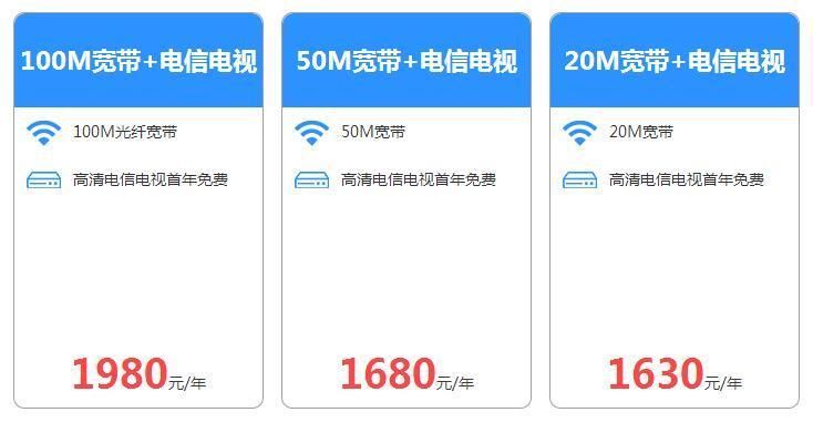 各地宽带资费价格差别大 :50M宽带最低多少钱 你那里价格高还是低