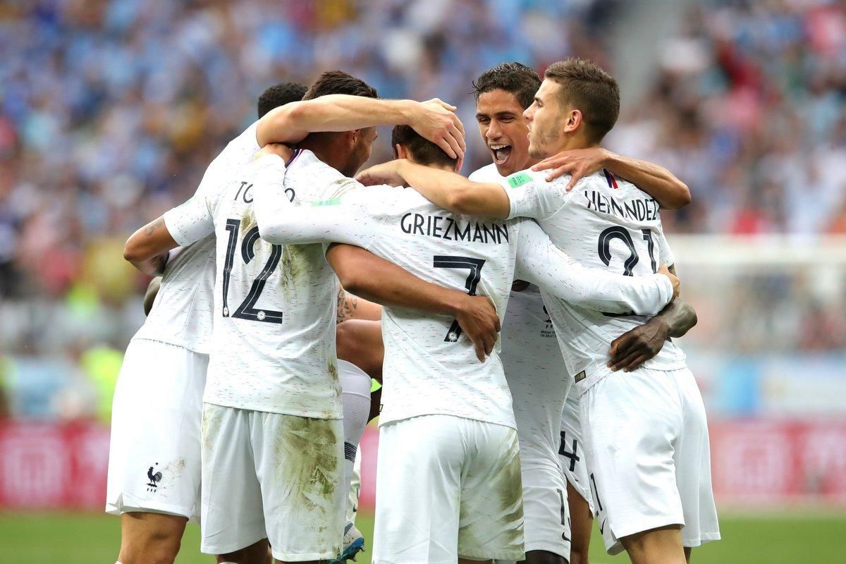 法国取世界杯对阵乌拉圭首胜 6进半决赛历史第