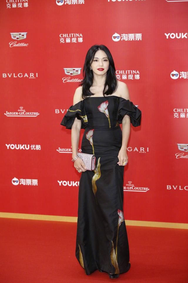 上海电影节红毯,袁姗姗宛若仙女,刘嘉玲马伊璃