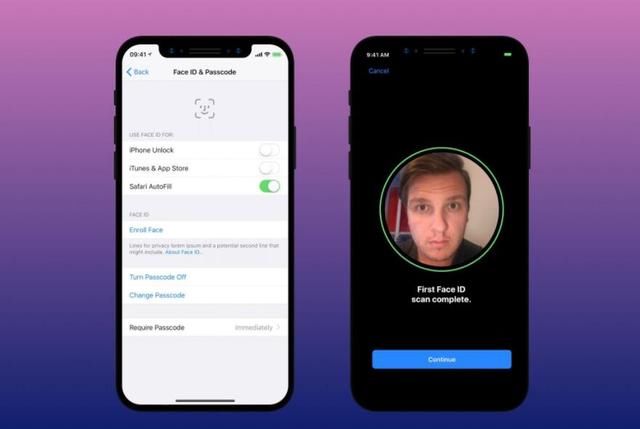苹果iPhone 8人脸识别代替指纹!晚上有红外也