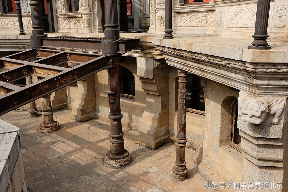 故宫延禧宫内宣统元年隆裕太后开建灵沼轩,最