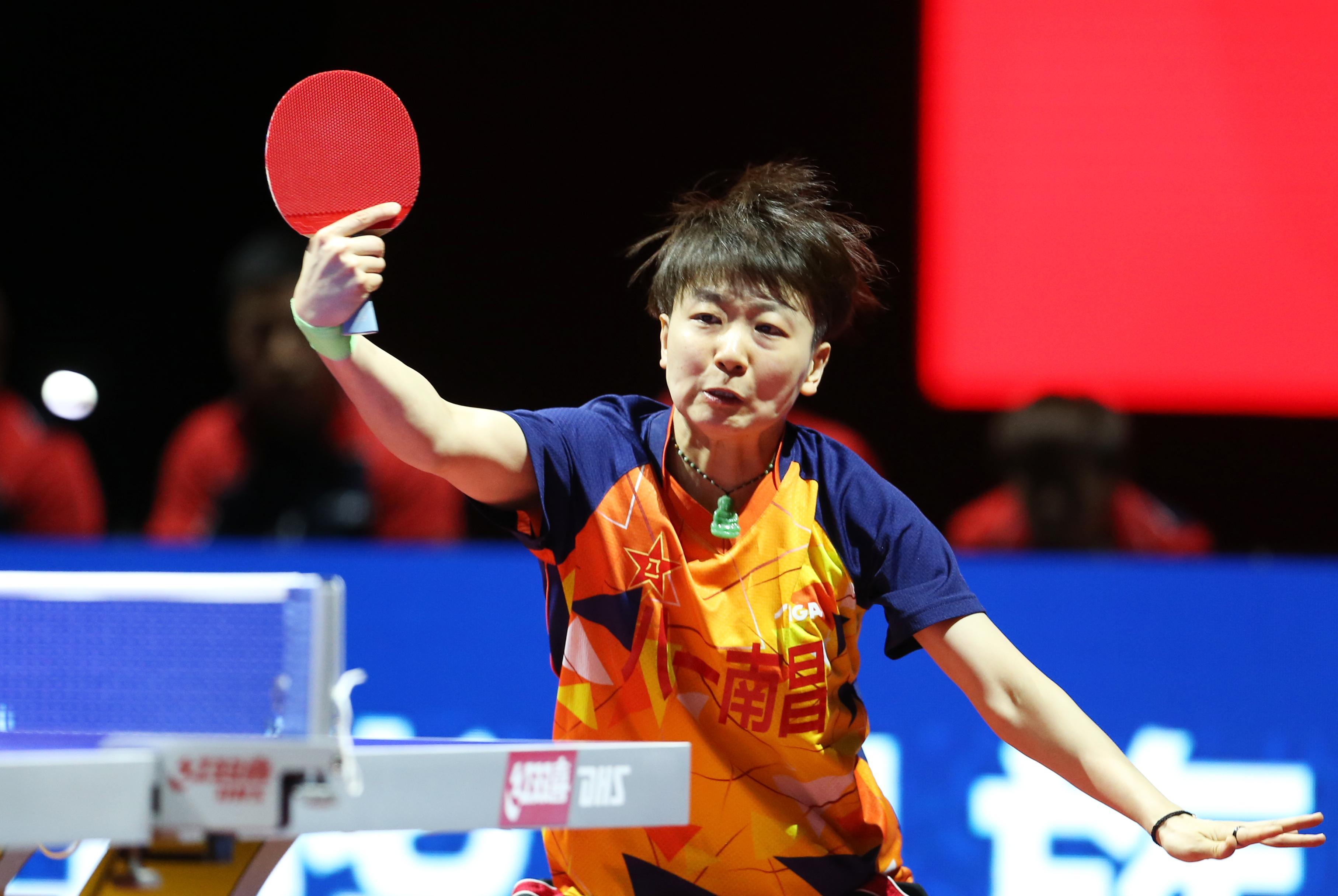 乒乓球--乒超联赛:山东鲁能·潍坊高新队晋级女