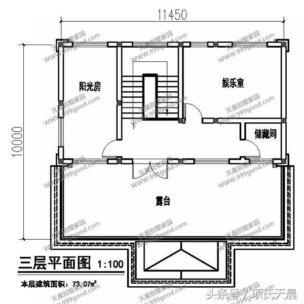 新设计的3层别墅，娱乐室+阳光房+大露台，迫不及待想回家建房了