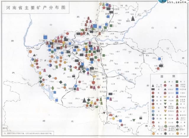 全国各省矿产资源分布，煤炭基本是重头